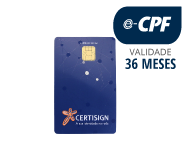 e-cpf validade 36 meses